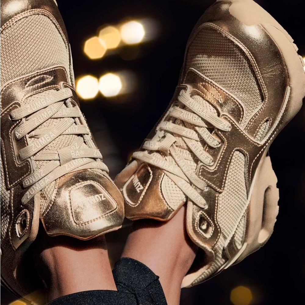 Zumba Fitness Gold Women's Sneakers (Slightly used)